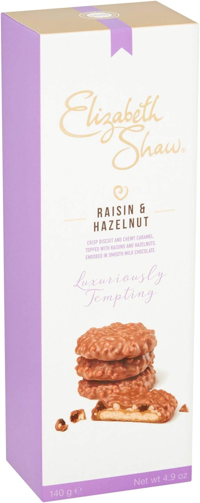 Elizabeth Shaw Raisin & Hazelnut - 140g - Pack of 2