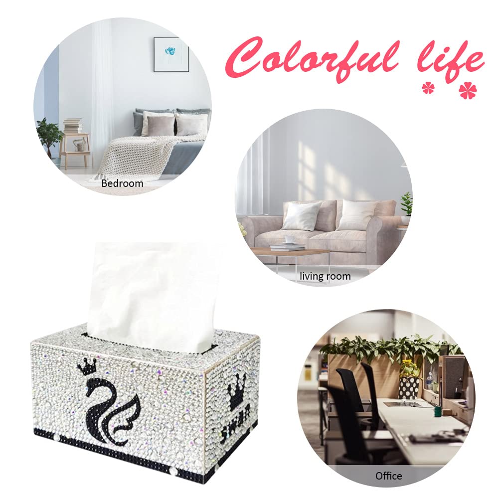 Boîte à Mouchoirs En Forme De Cube De Peinture Diamant à Faire Soi-même