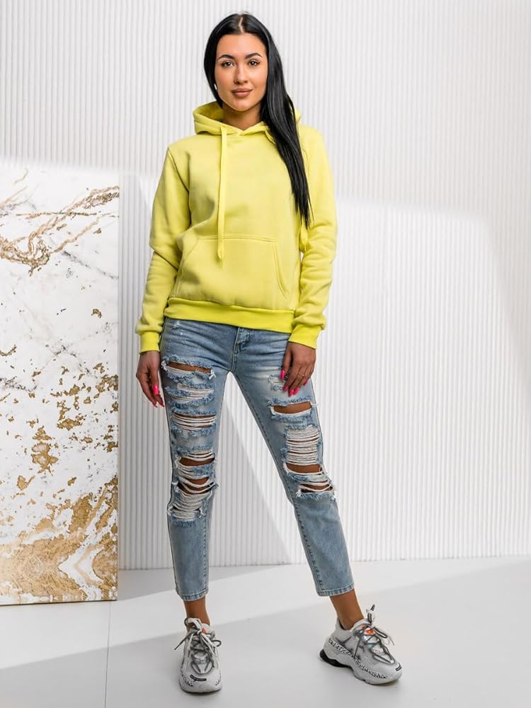 Felpa Con Cappuccio BOLF Uomo - Basic Casual Per Tempo Libero E Sport