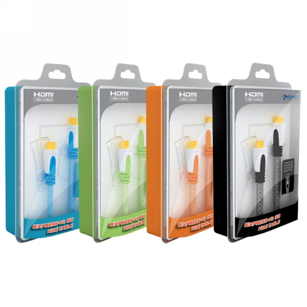 KONNET PS3 and Xbox 360, Xbox Elite, Xbox Slim Power Pyramid Charger, Charging and Storage Dock / Tower / Kit / Stand for Four Game Controllers / Consoles Free bundle with ExpressHD HDMI Cable 150