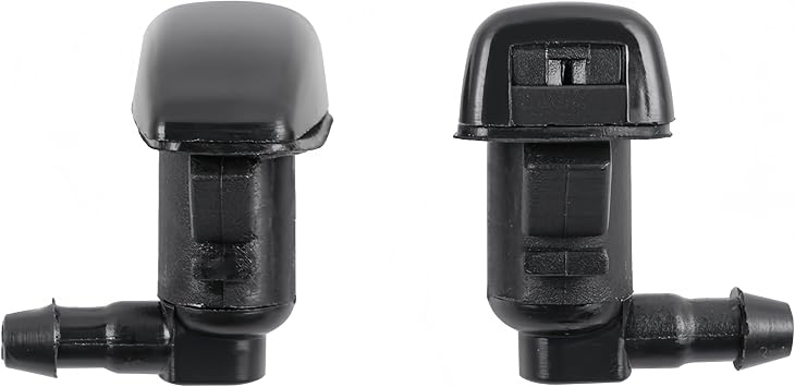 2pcs Car Windshield Wiper Washer Nozzle Jet Fan Style Water Spray Accessories Fit For Toyota Tacoma 1995-2004