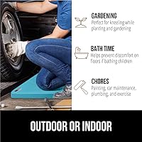 Vista 6 de GORILLA GRIP Almohadilla de rodillas extra gruesa con patente pendiente de espuma suave, almohadillas de rodillas grandes y de apoyo