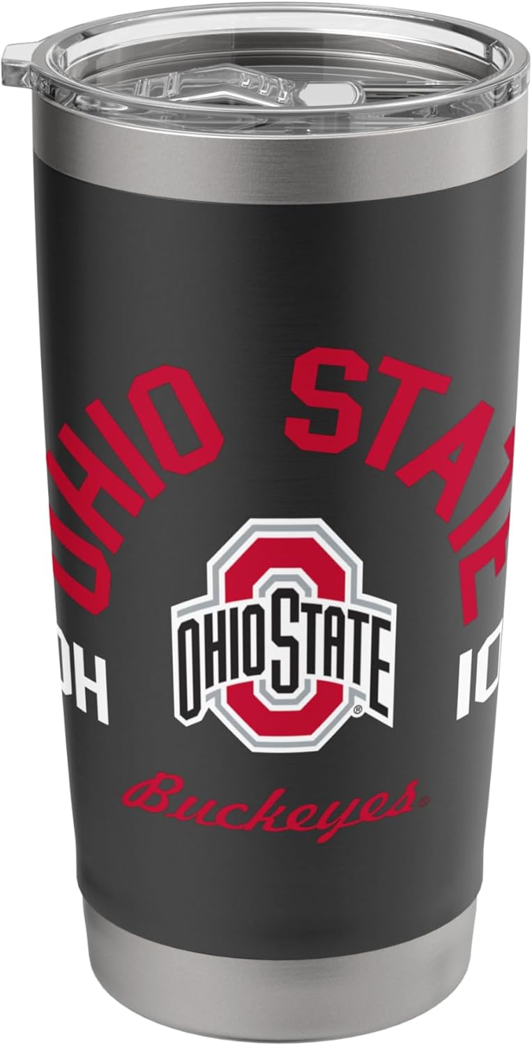 Ohio State Buckeyes Game Time Logo Officially Licensed Stainless Steel Insulated Tumbler