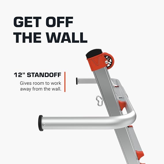 Little Giant Ladders, Wing Span/Wall Standoff, Ladder Accessory, Aluminum, (10111)