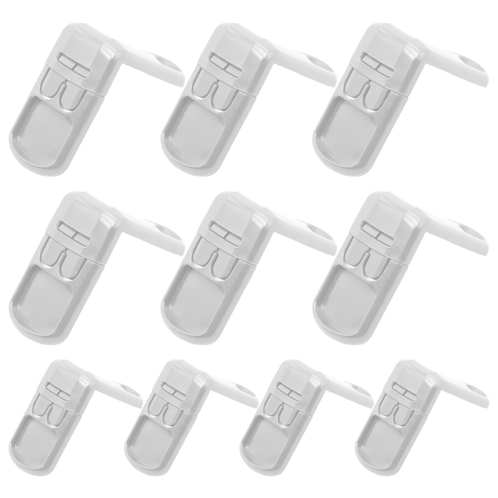 Cerraduras de cajón a prueba de niños, cierre de seguridad de fácil liberación para armario, nevera, inodoro, armario, electrodomésticos, muebles, diseño de 90 grados para mayor seguridad