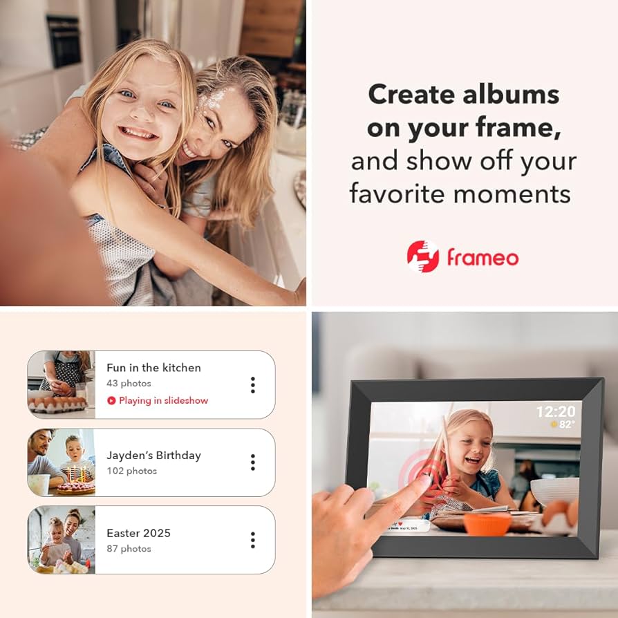Amazon.com : FRAMEO 10.1 inch 32GB Digital Picture Frame, IPS LCD