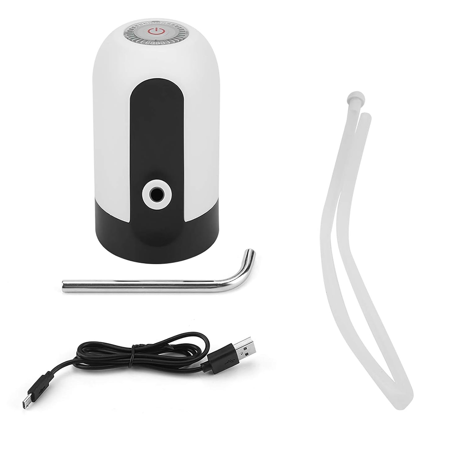 Universal USB Charging Water Bottle Pump, Electric Drinking Water Dispenser for Home Kitchen Office Camping, White - Review, Price and Buying Guide