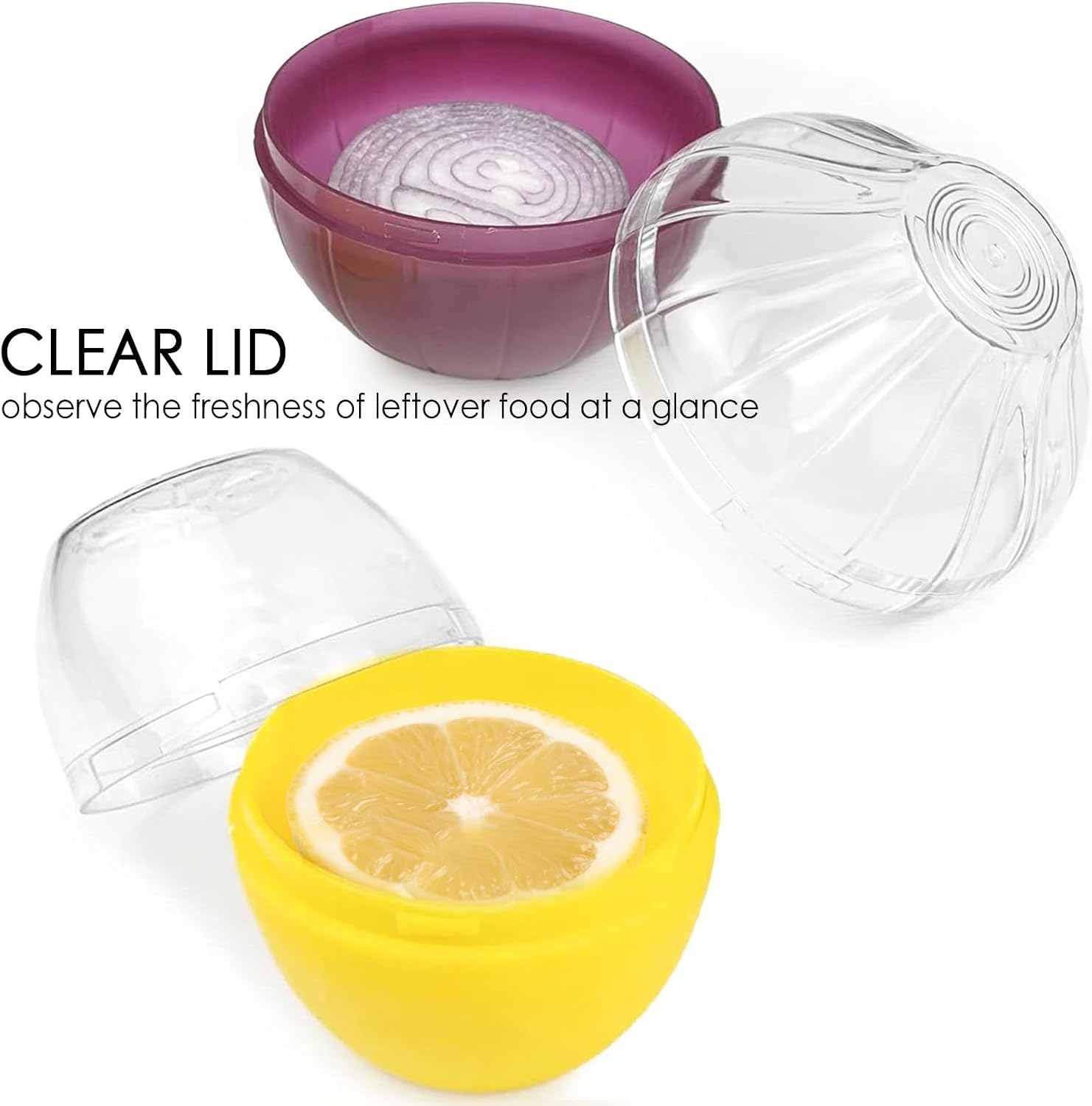 Onion Keeper Lemon Holder Saver for Refrigerator