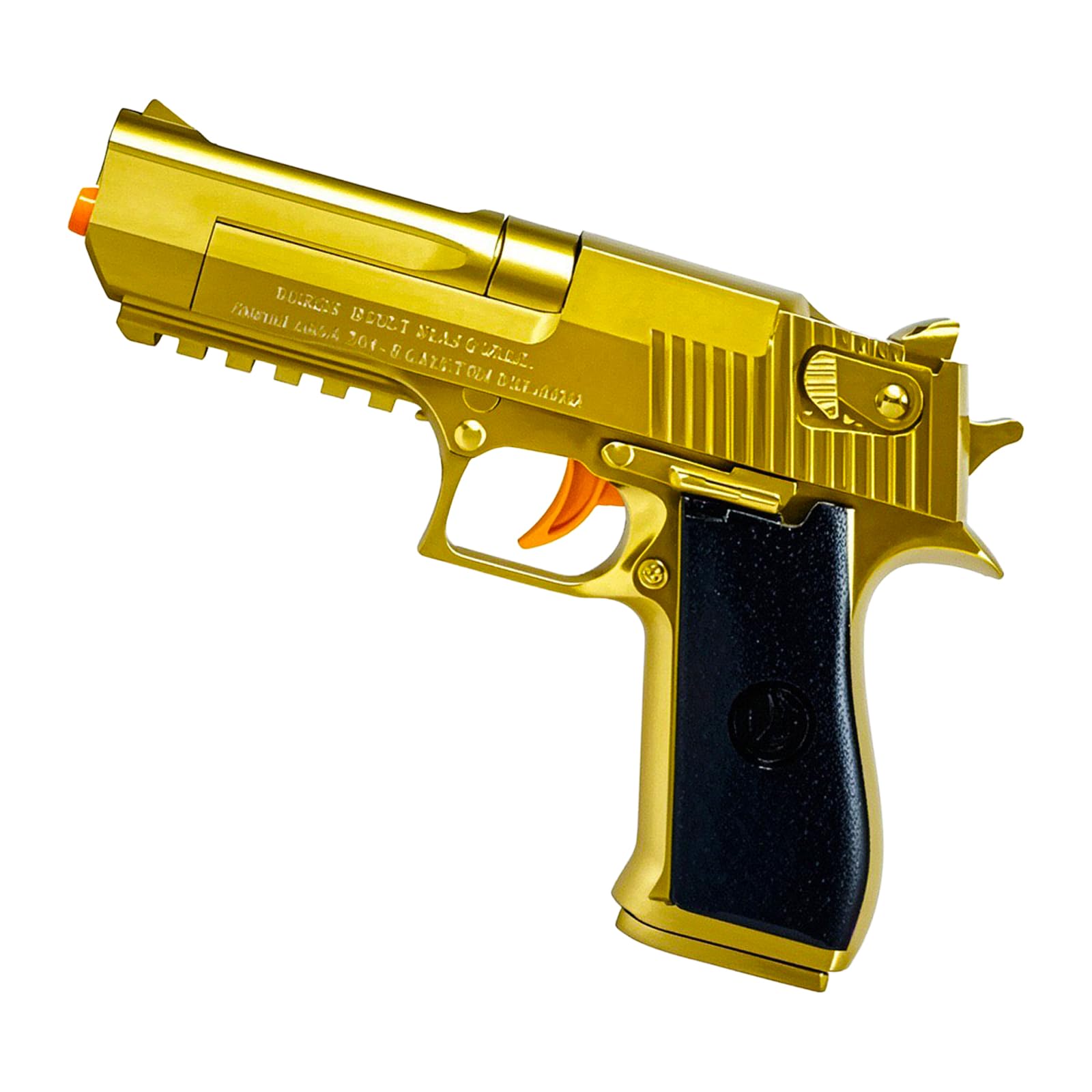 Gel Ball Blaster Gun Toy - Golden Small Manual Splatter Gun Blasters for Ages 14+, Outdoor Team Shooting Game, Idea Gift