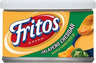 Fritos Jalapeño Cheddar Dip, 9 oz - Spicy Processed Cheese Dip for Chips & Parties