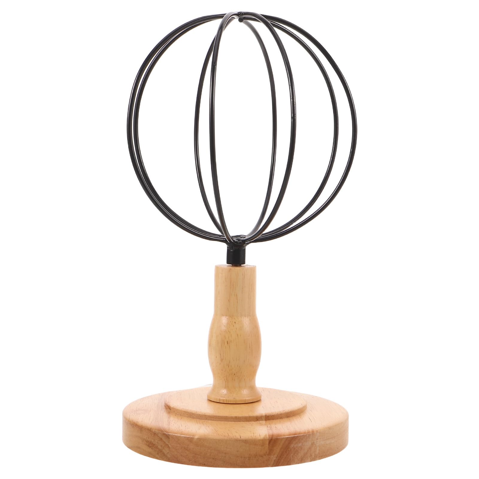 ABOOFAN Espositore con Base in Legno Smontabile in Ferro per Cappelli