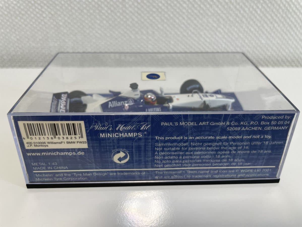 Amazon | 1/43 ミニチャンプス ウィリアムズ FW23 モントーヤ