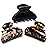 Medium Claw Hair Clips for Women Girls Tortoise Hair Jaw Clips Celluloid Hair Claw Clamps Leopard Print Hair Clasp 3 Pack Mother\'s Day Gifts