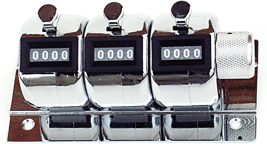 Keson KDT3M Multi-Counter Tally Meter, 3 Piece
