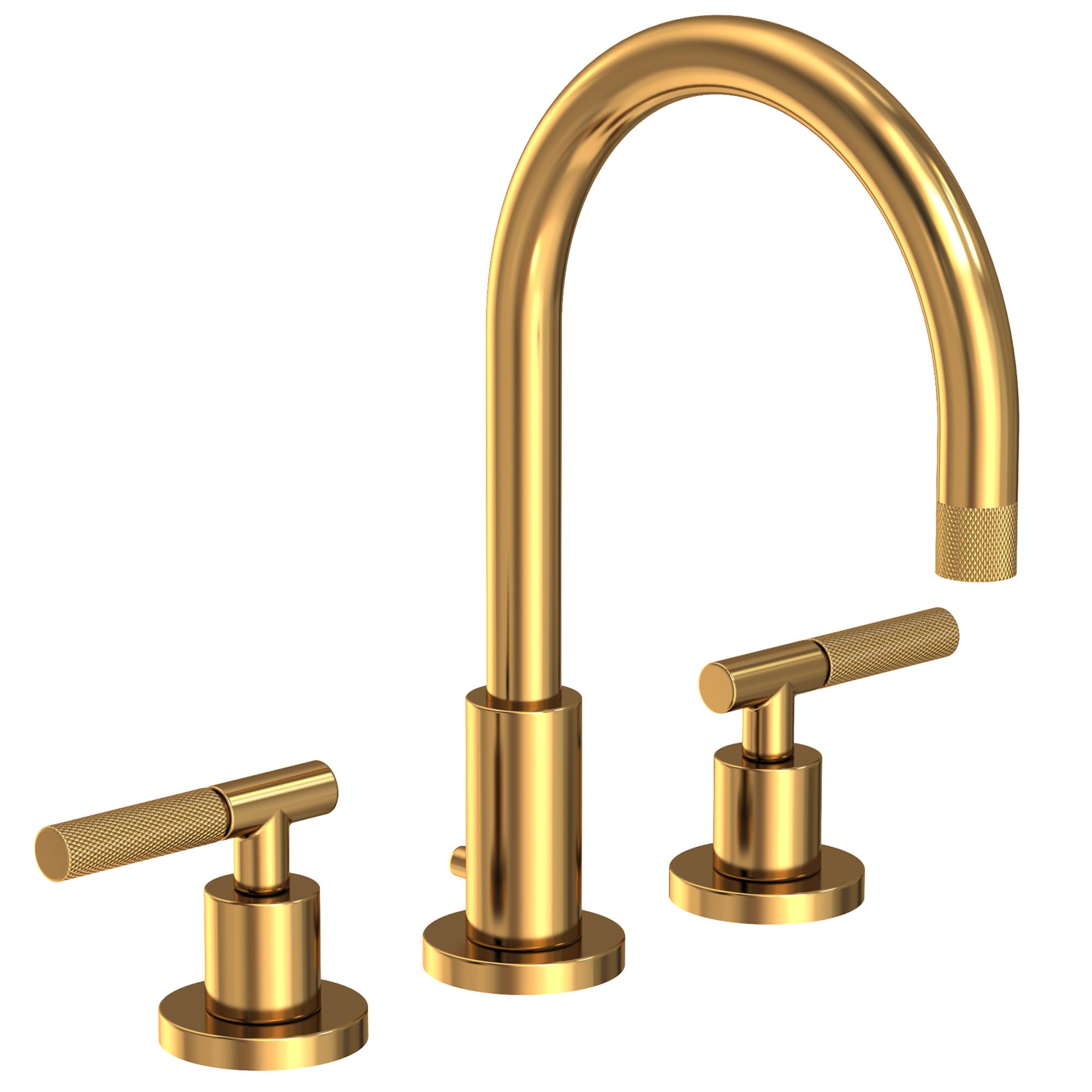 Newport Brass 3290 Muncy 1 2 GPM Widespread Bathroom Faucet with Pop-Up Drain Assembly - Aged Brass