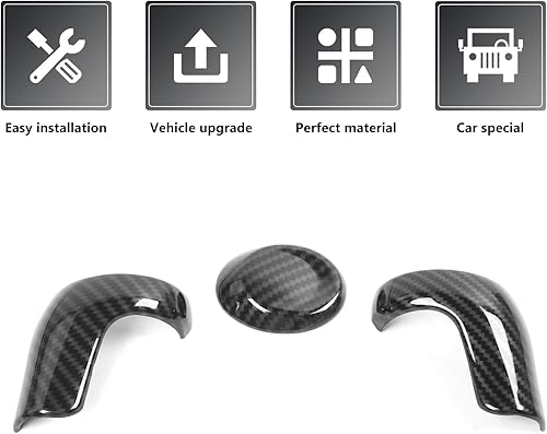 Miniatura 4 de RAZPOY Funda para pomo de palanca de cambios Camaro, ajuste de palanca de cambios de consola central compatible con Chevrolet Chevy Camaro 2016+