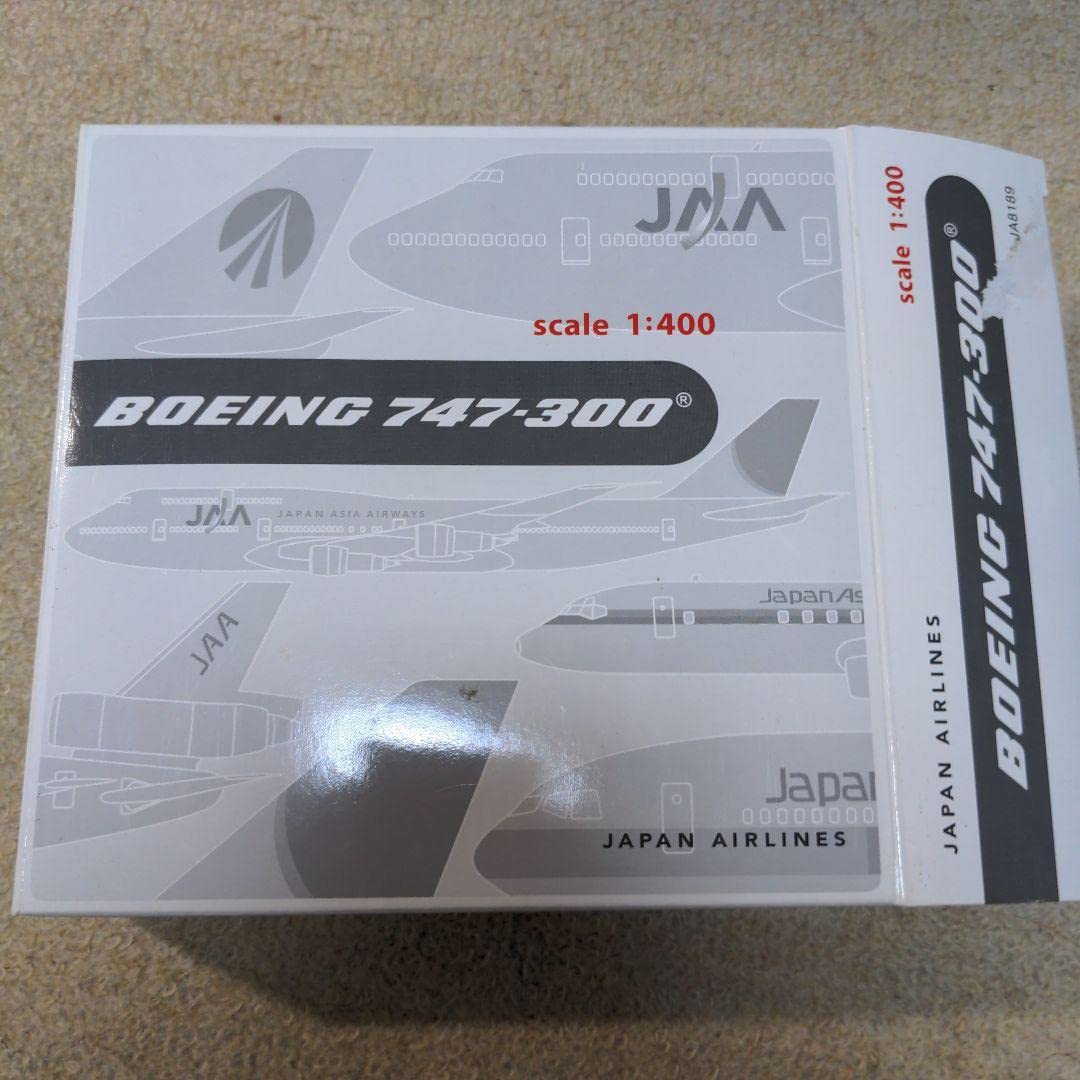 Amazon.co.jp: JAA 日本アジア航空 747-300 1/400 JA8189 : おもちゃ