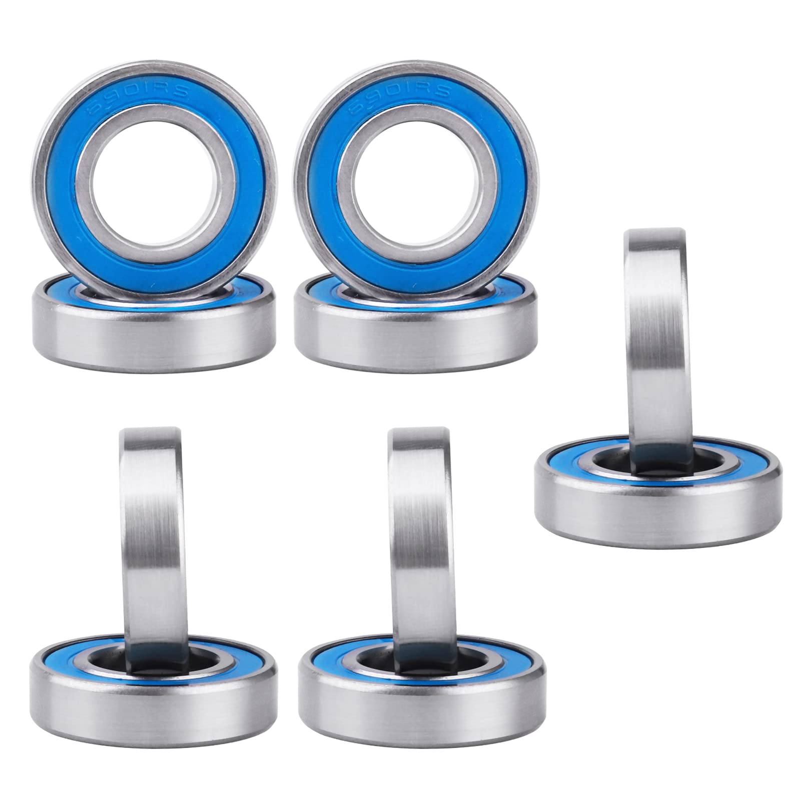 Hobbyfire High Performance Professional RC Ball Bearings 10pcs for Traxxas Arrma Axial HPI Team Associated Losi Redcat Racing RC Cars Trucks Models (12x24x6mm)