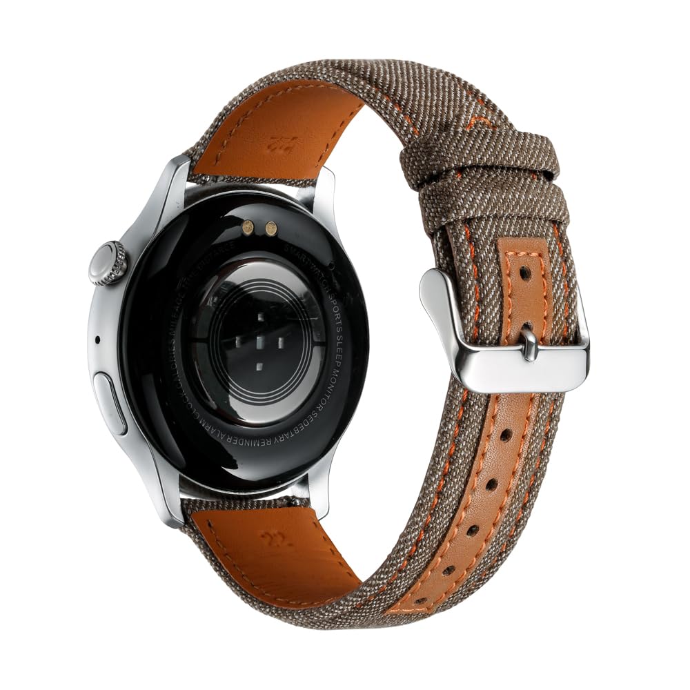 Triblanc Schafsleder Uhrenarmband 20mm 22mm Echtes Leder Arm
