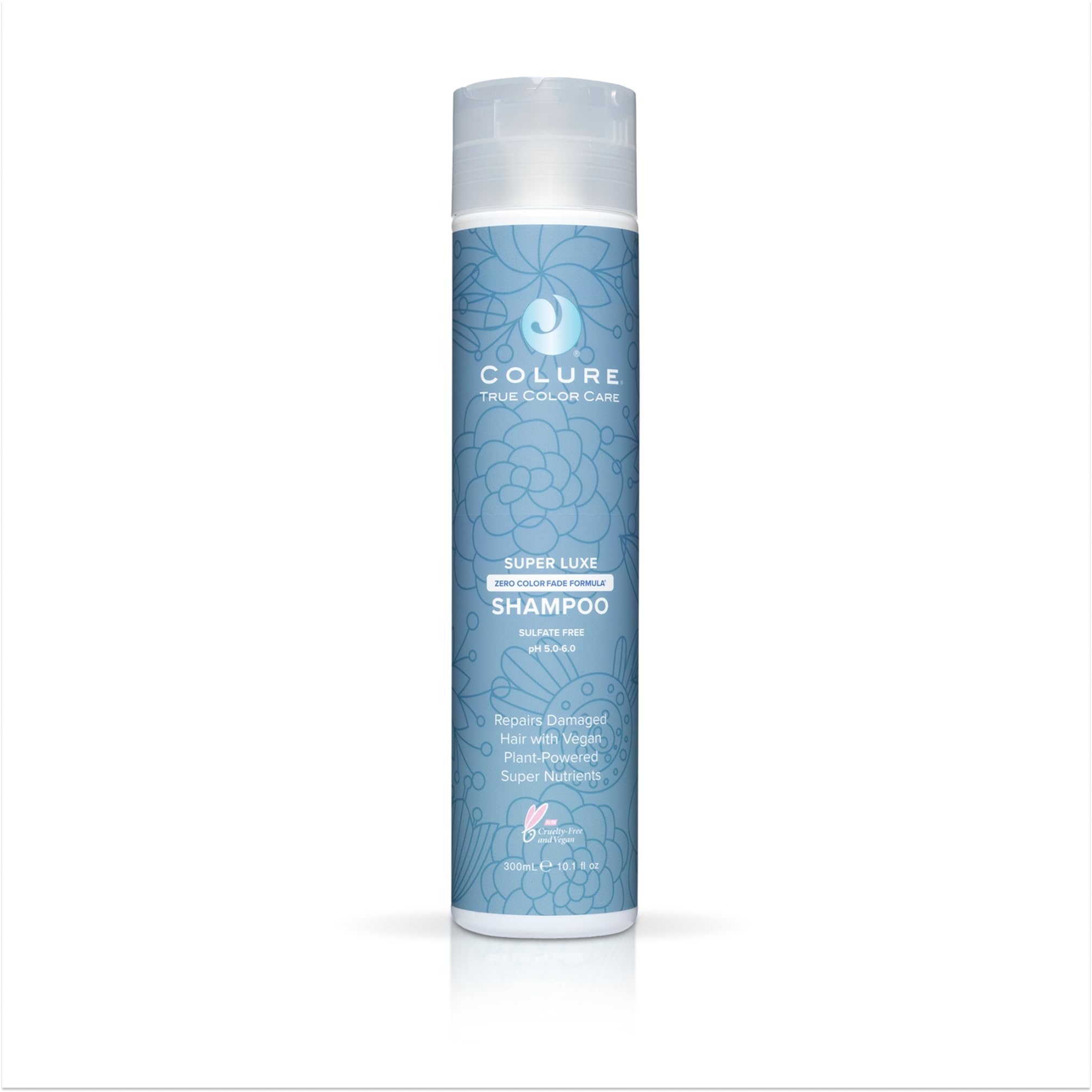 COLURE Super Luxe Shampoo 10 oz - Ultra Moisturizing Sulfate Free Cleanser for Thick Coarse Curly Hair Anti Frizz
