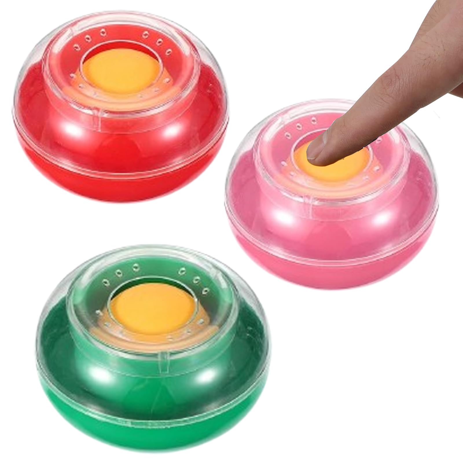 Humidificador de la Yema del Dedo 3 Piezas, Dispositivo para Mojar Dedos Plástico