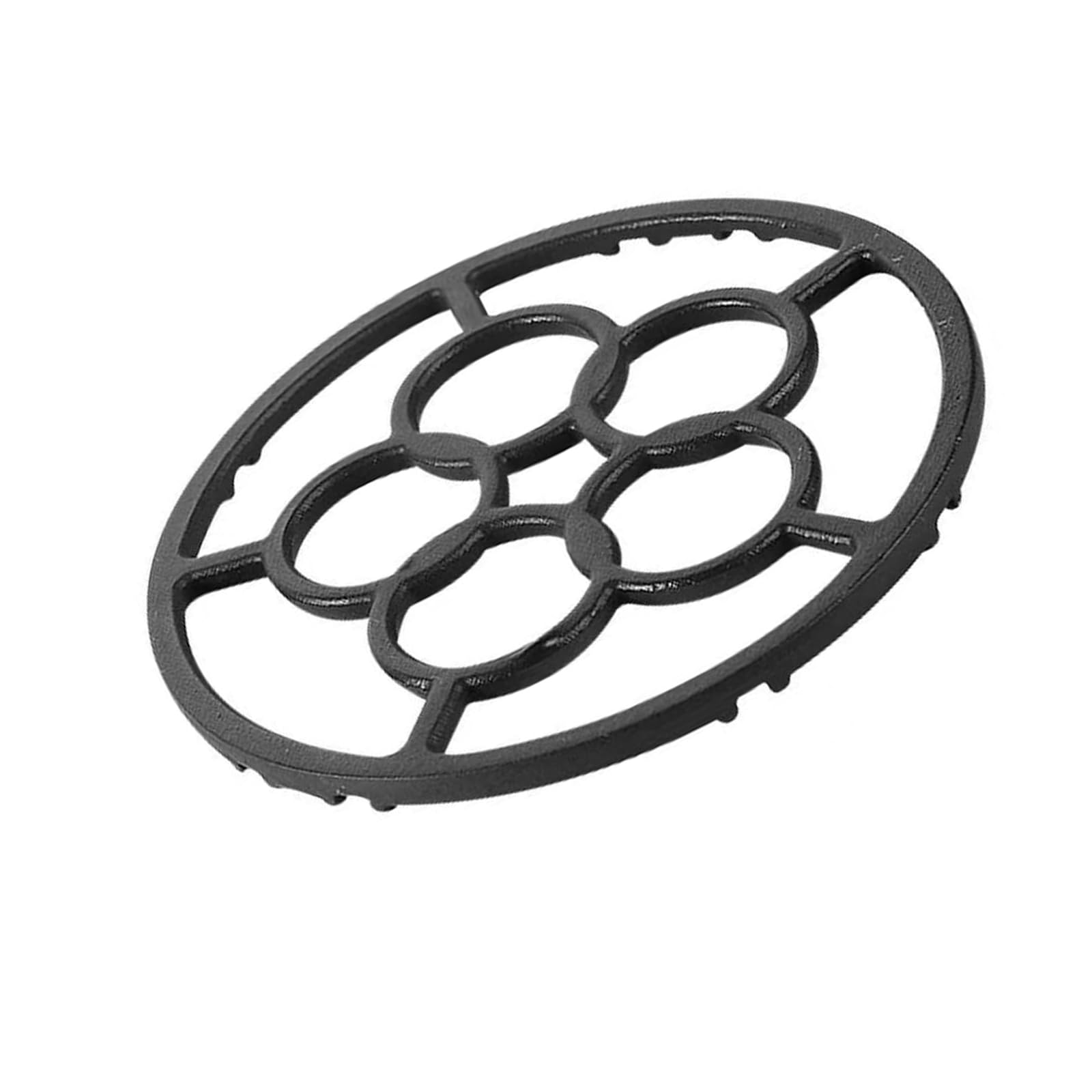 Cast Iron Gas Ring Reducer,Cast Iron Wok Support Rings Non Slip Pan Support,Wok Ring, Trivets,Small Saucepan Reducers Rings,Moka Pot Gas Plate – 18.2cm Accessory for Gass Stove Camping Stove