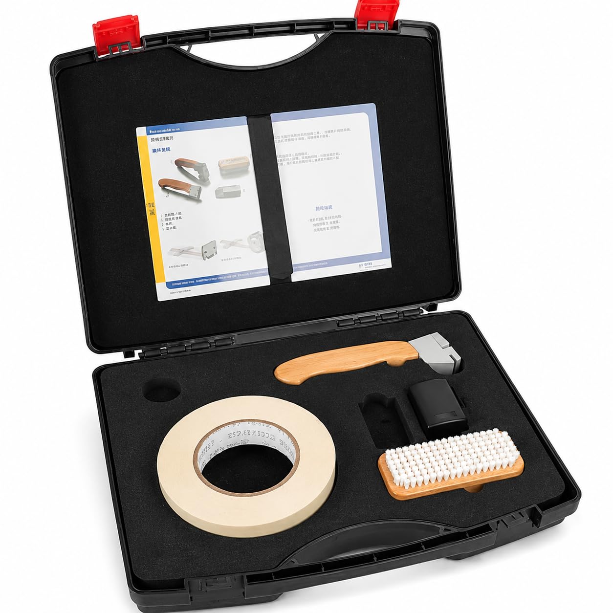 Kit del tester di adesione a taglio trasversale con lama a 6 denti da 2 mm, rivelatore di superficie di rivestimento della vernice portatile per superfici di finitura a spruzzo