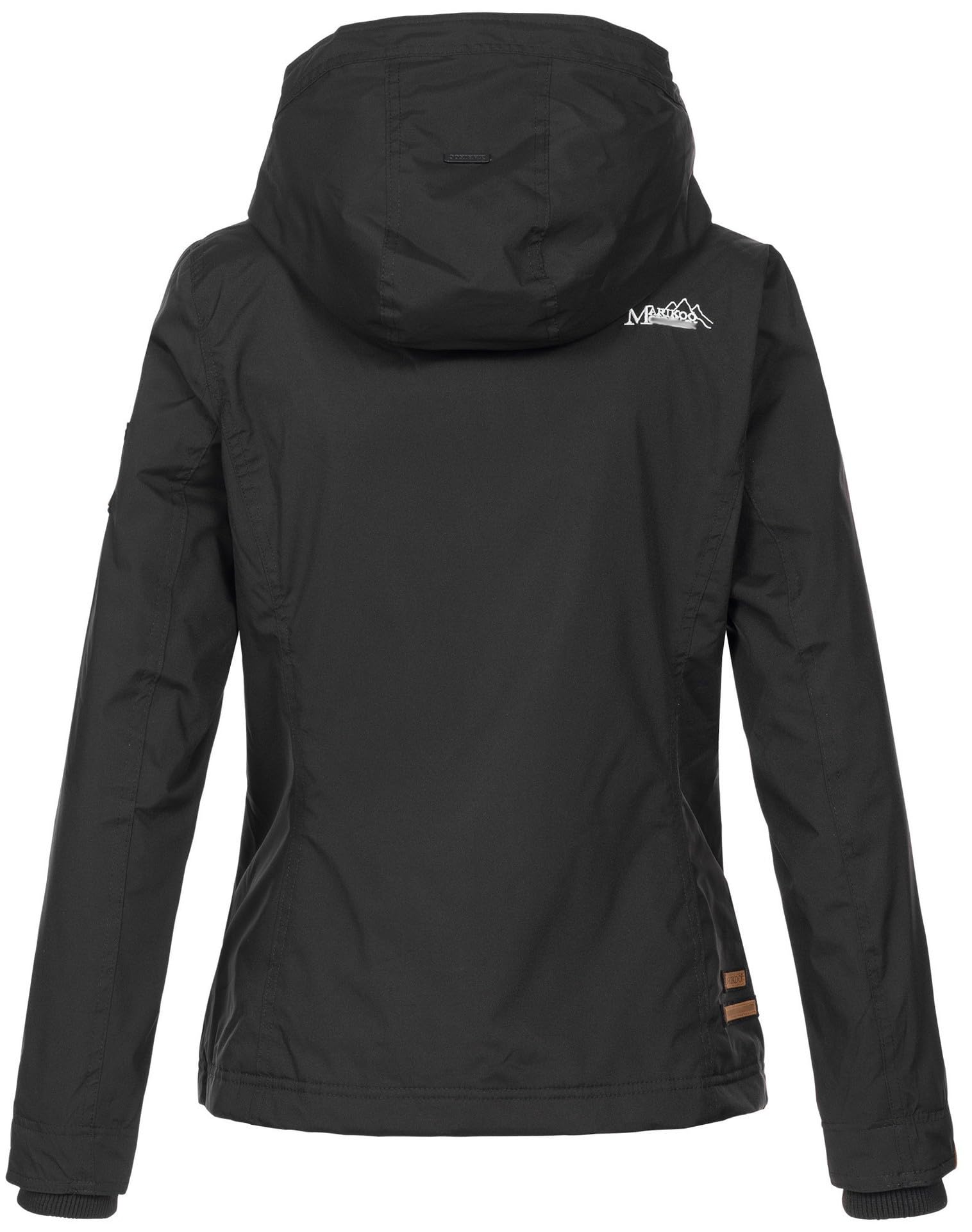 MARIKOO Designer Damen Übergangs Jacke leicht gefüttert Kapuze kurz B659