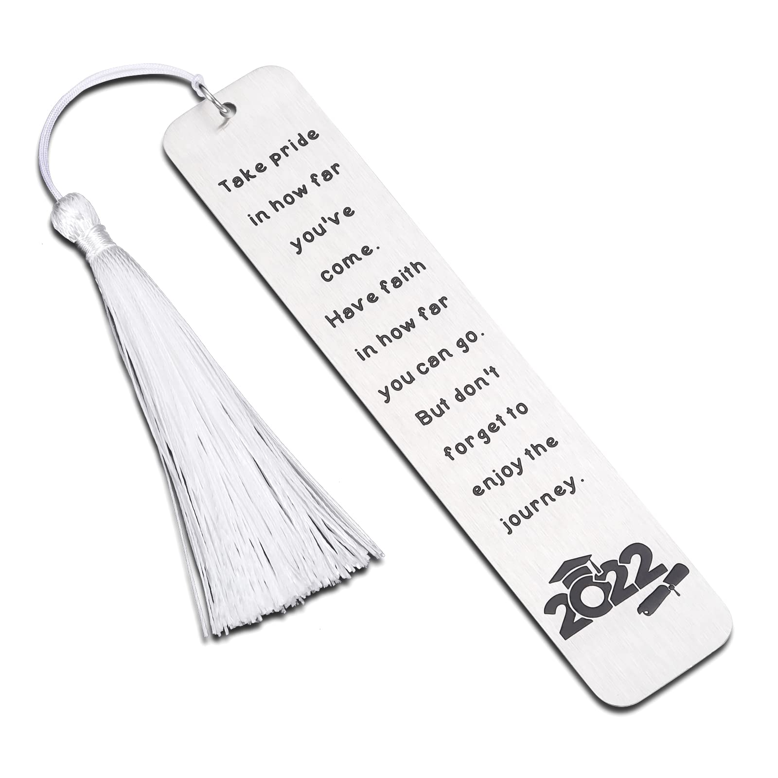 GGOJAGSTGraduation Gifts for Her Him Inspirational Bookmark Gifts for College High School Nurse Grads Class of 2022 Senior Students Women Men Birthday Christmas Gift for Daughter Son Boys Girls from Mom Dad