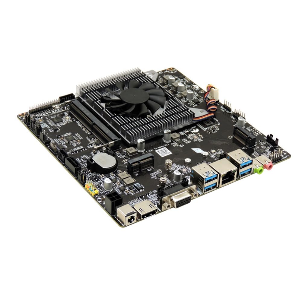 Placa Base N100 Mini ITX Computadora de Cuatro Núcleos Mini Host HTPC Publicidad Placa Base de Control Industrial