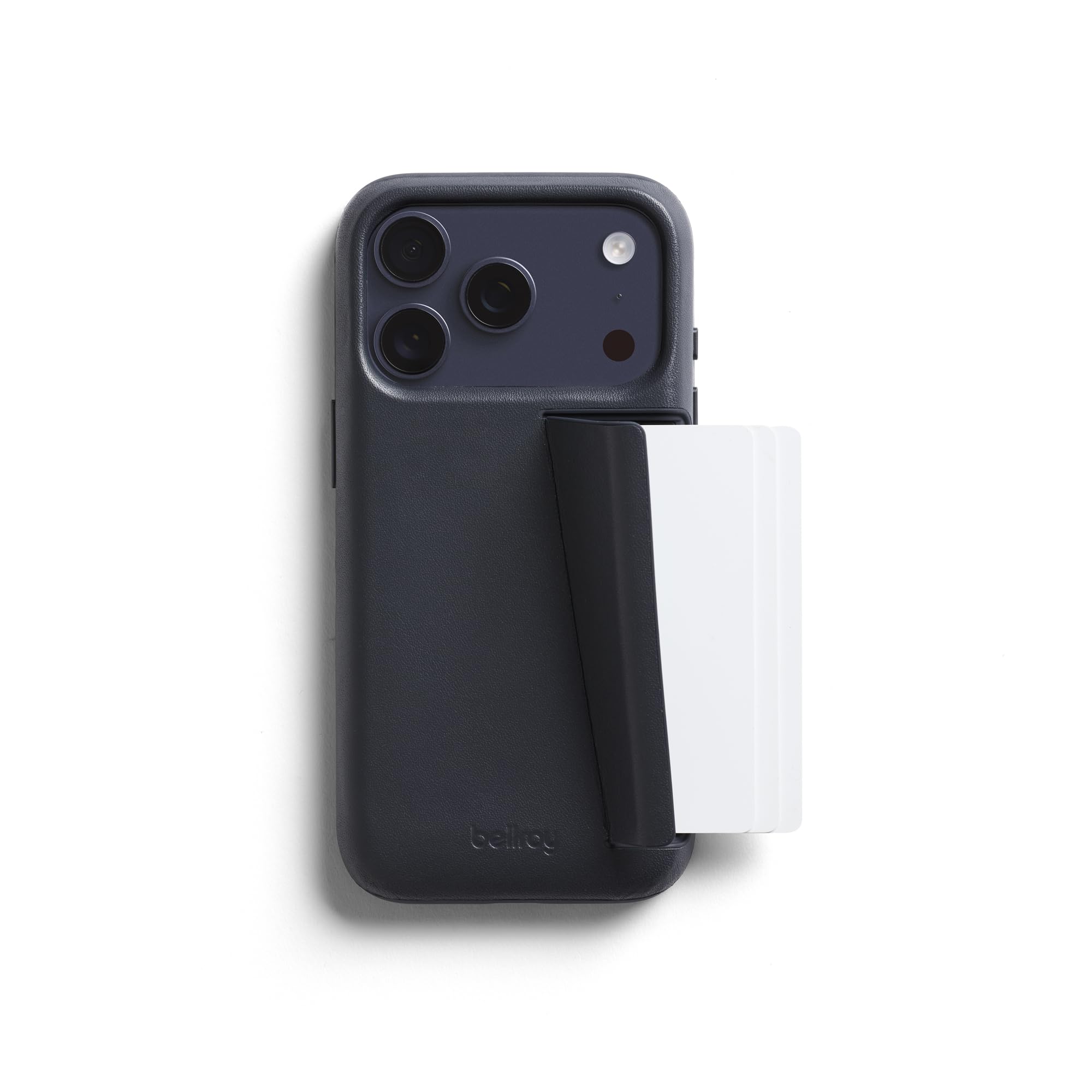 Bellroy Phone Case – 3 Card for iPhone 17 Pro (Leather iPhone case, Phone Wallet)