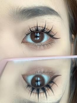 Amazon | つけまつげ ナチュラル 5ペア 人気 透明軸 芯が柔らか 超軽量