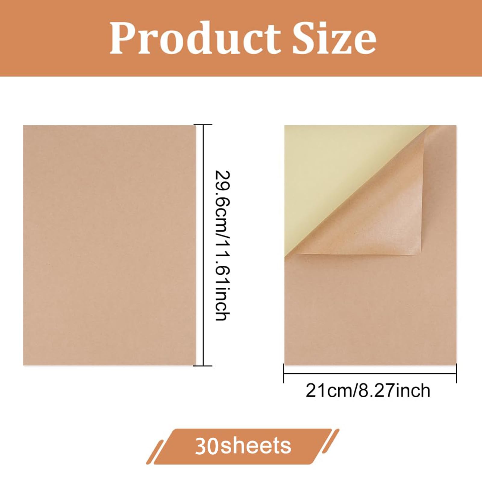 Papier do naklejek, A4, 30 sztuk