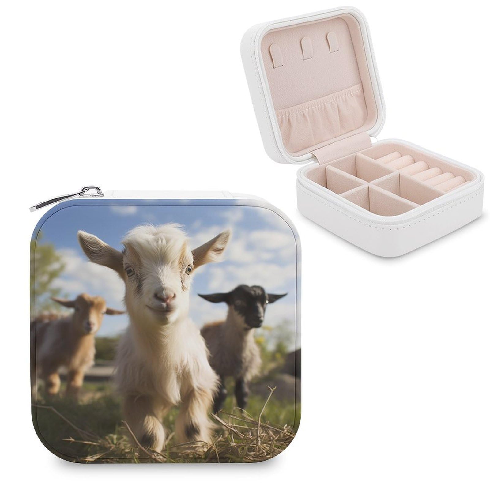 Amazon.com: ZXDSKGYN Jewelry Boxes,Cute Goat Jewelry Case