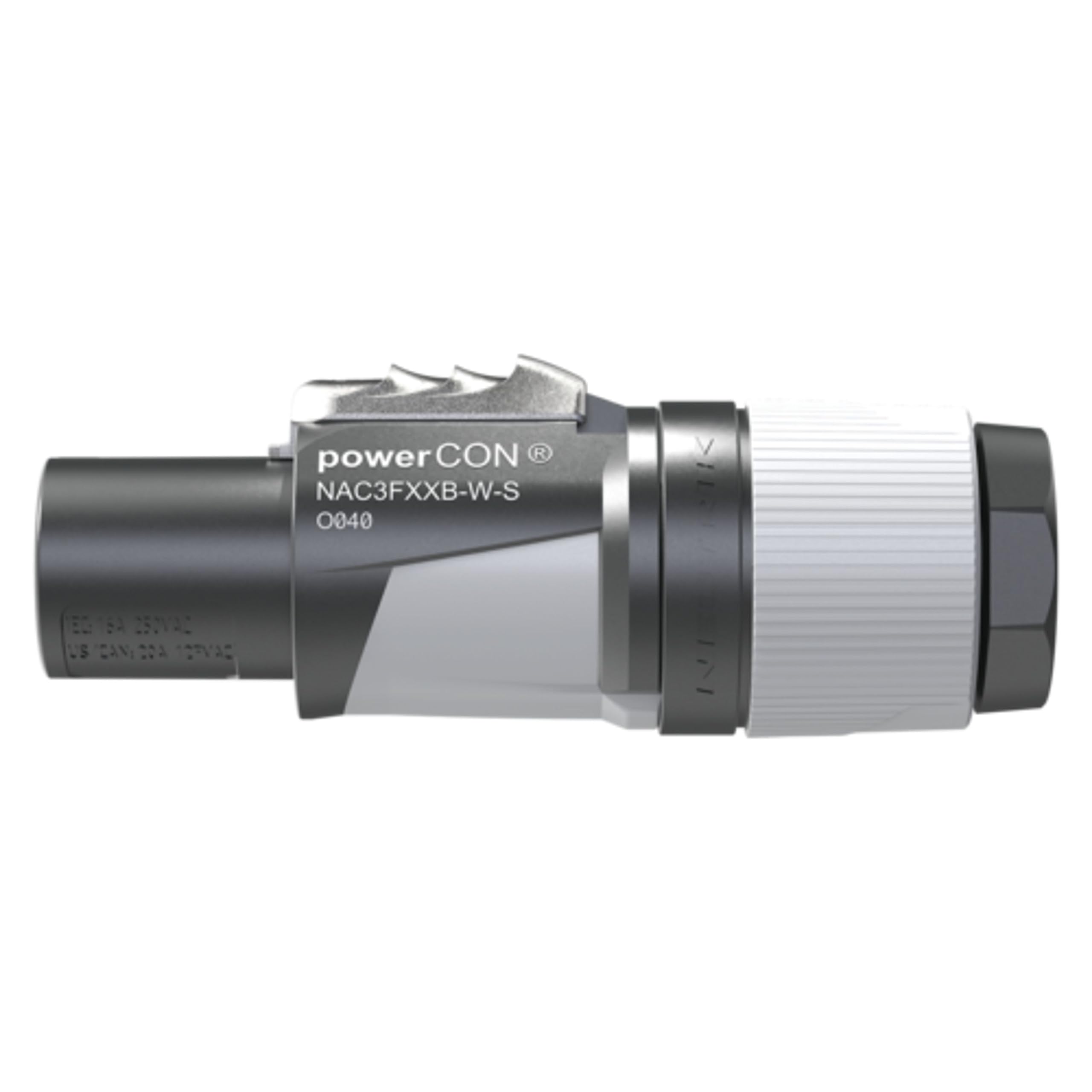 Neutrik | Złącza Powercon NAC3FXX | NAC3FXXB-W-S Powercon | 6-12 mm szary