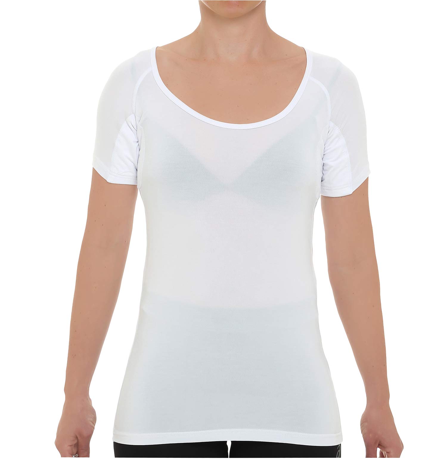 Unterhemd Damen T-Shirt Anti Schweiss U-Ausschnitt