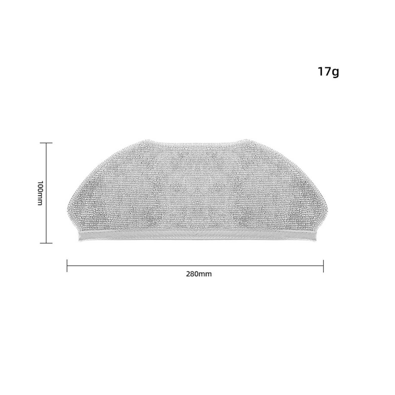 Spazzola laterale a rullo Filtro HEPA Panno for mop compatibile con Qihoo 360 S10 X100 MAX 2pro Robot aspirapolvere Pezzi di ricambio Accessori(10 Mop)