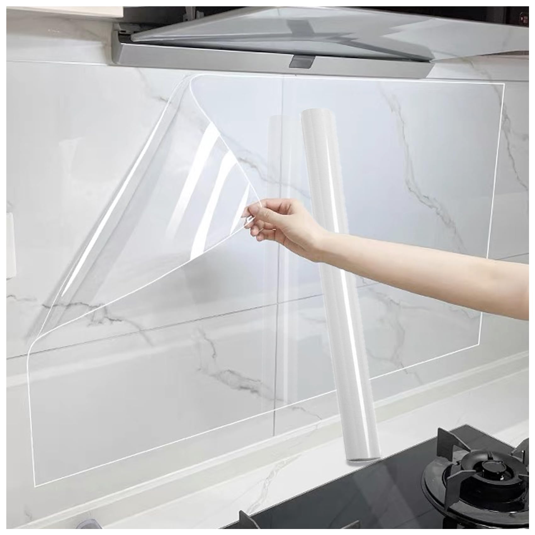 Clear Contact Paper, 60X300cm Oil Proof Wall Stickers,Self Adhesive ...