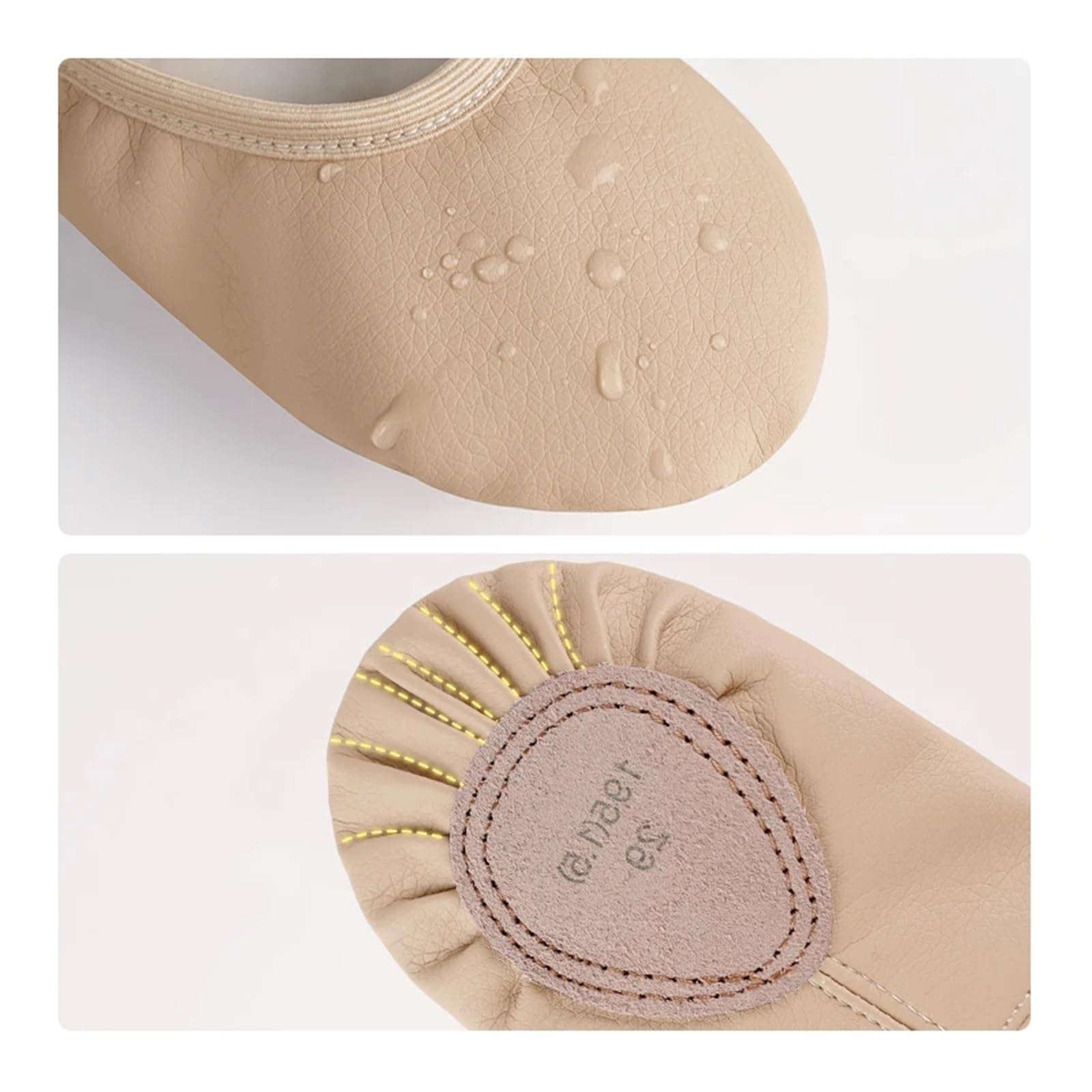 Zapatillas De Ballet Zapatillas de ballet for niñas, zapatos baile for, bailarinas cuero, suela, zapatillas gimnasia para danza