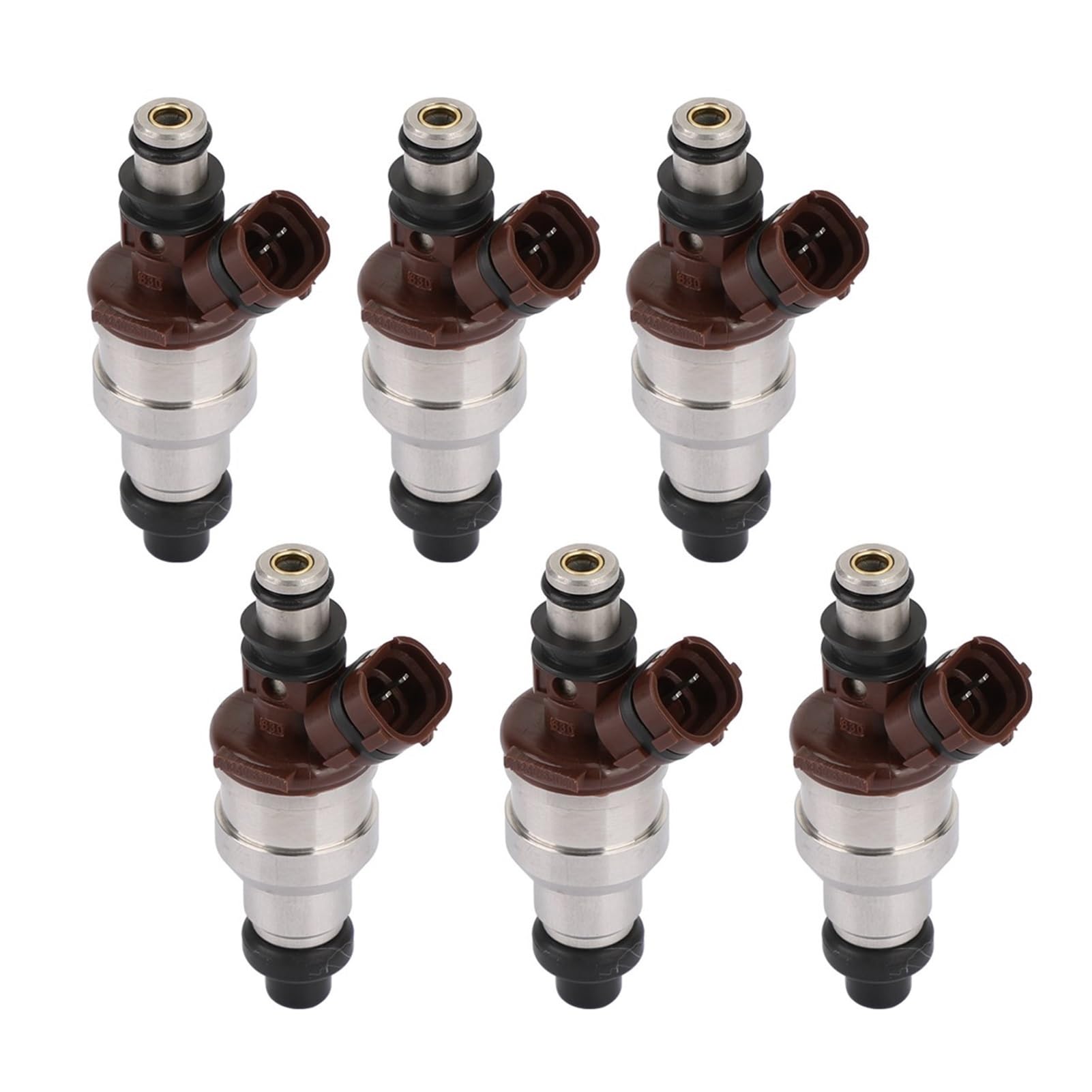Baoquan One Color Car Fuel Injectors 6Pcs Fuel Injectors For 4Runner For Pickup 3Vze 3.0L V6 23209-65020