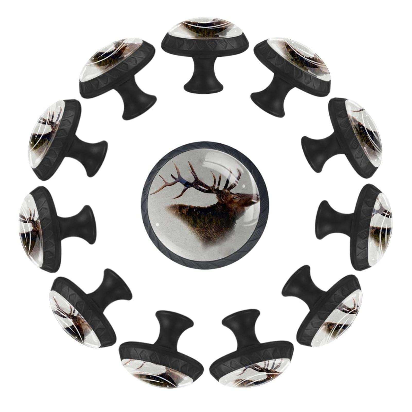 Boutons de tiroir Tête de cerf pour sublimer la décoration d'une commode de chambre à coucher