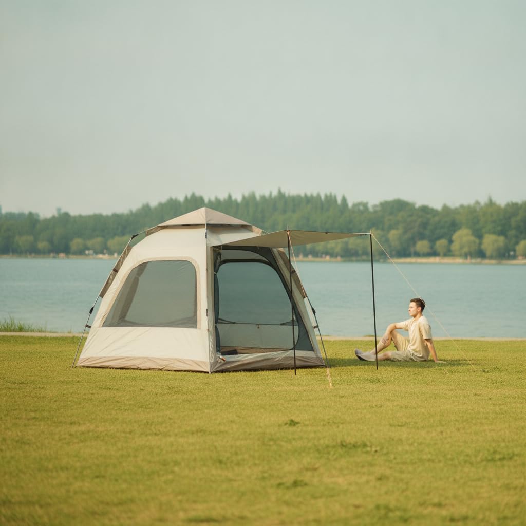 da Campeggio Automatica Impermeabile per Famiglia, Montaggio Rapido per Esterni, per outdoor