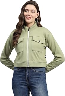 rock.it Rockit from House of Monte Carlo Womens Green Solid Mock Neck Full Sleeve Sweatshirt (2240102628)-picture-40