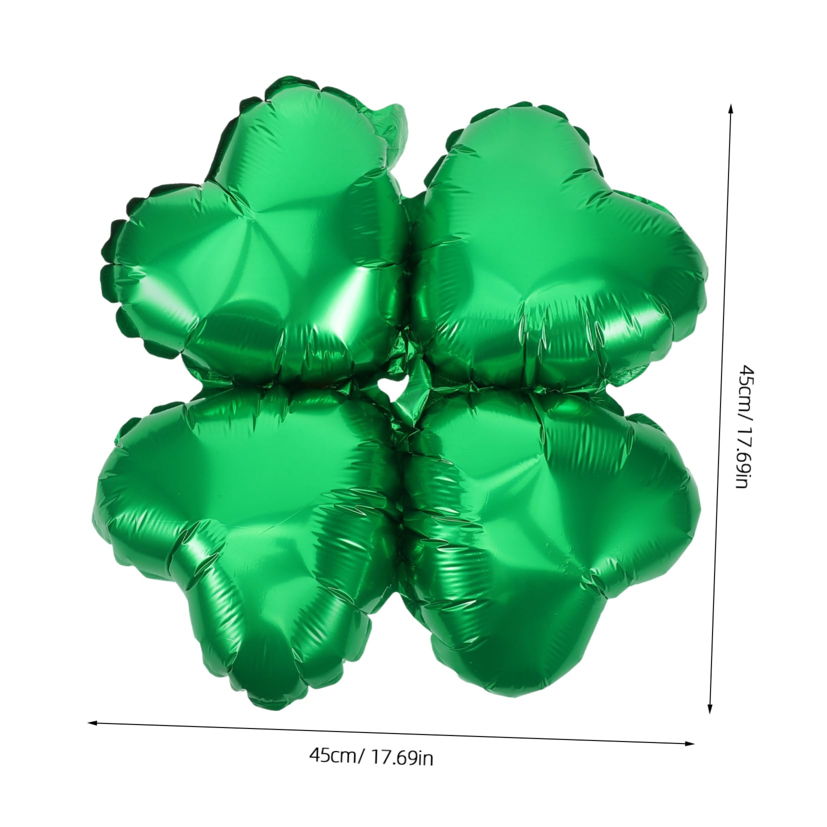 Palloncini a Cuore Fiora in Alluminio 50 Pezzi Verdi | 18 Pollici, per Decorazioni e Feste, Facili da Usare e Resistenti alla Rottura