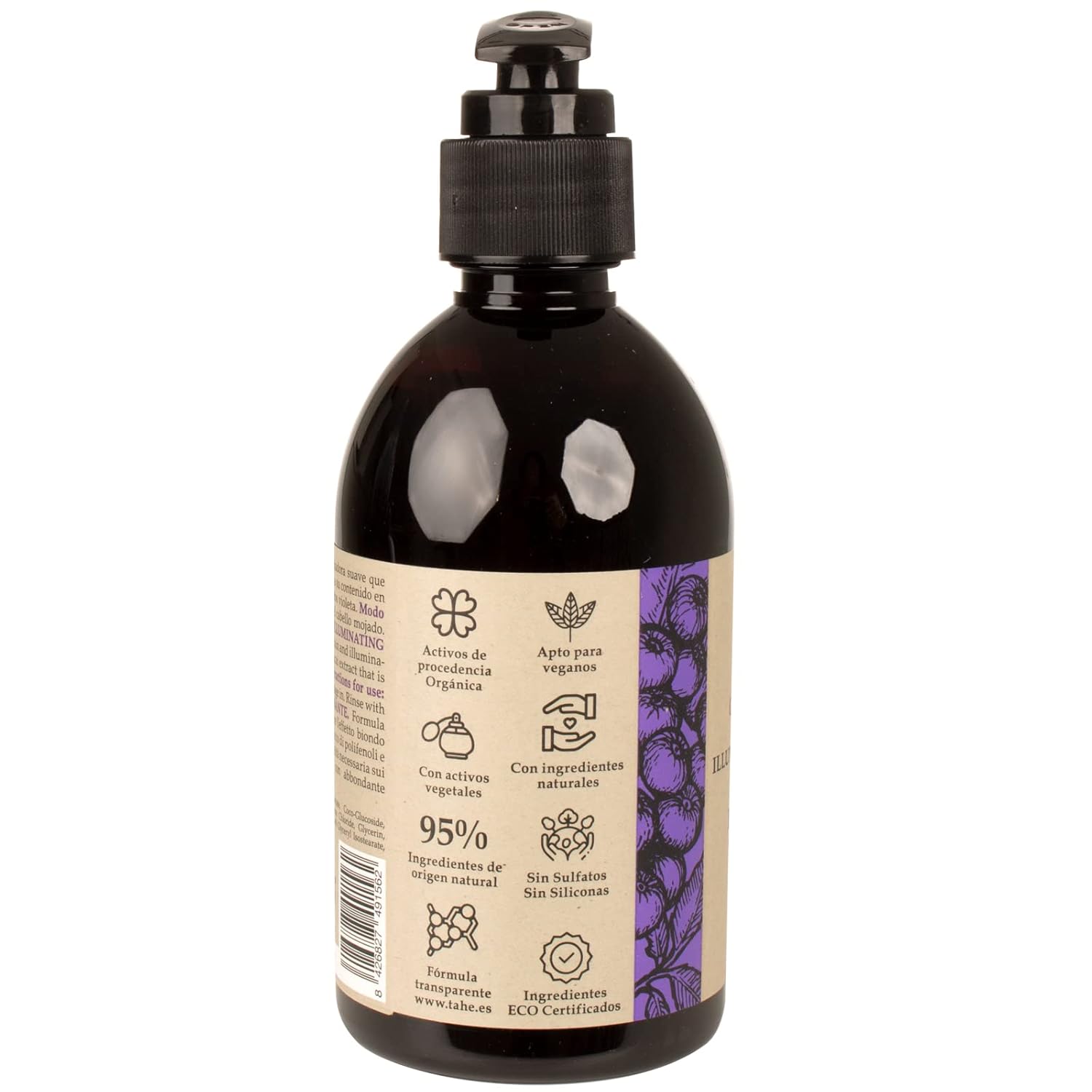 Tahe Organic Care Illuminating Shampoo Cool Blonde Effect, 300ml
