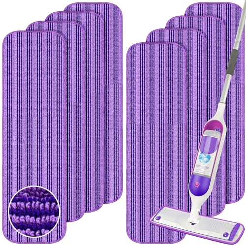 8 Pack Reusable Mop Refills Pads for Swiffer PowerMop