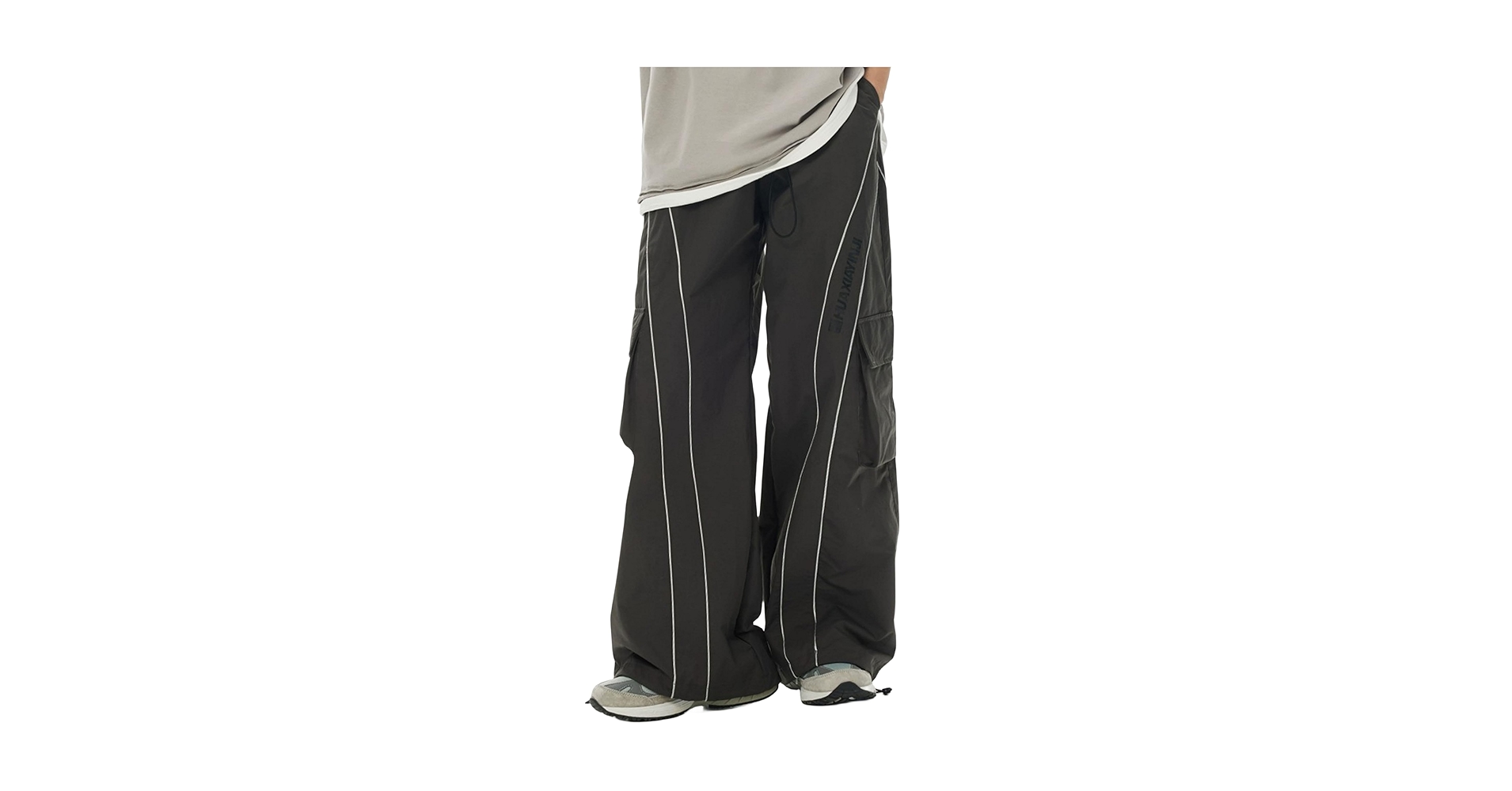 Amazon.com: Y2k Pants Men Wide Leg Baggy Track Pants Plus