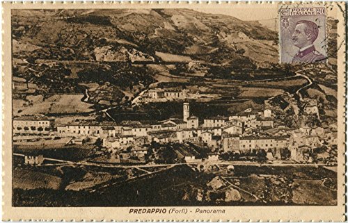 1900 Predappio - Panorama di Predappio in Forlì Monti - FP B/N VG Cartolina Postale