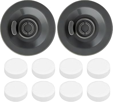Espresso Cleaning Kit Compatible With Ninja Luxe Coffee Machine, 2 Gray Silicone Backflush Discs And 8 Cleaning Tablets, Removes Coffee Residue And Oil Build Up, For Daily Maintenance