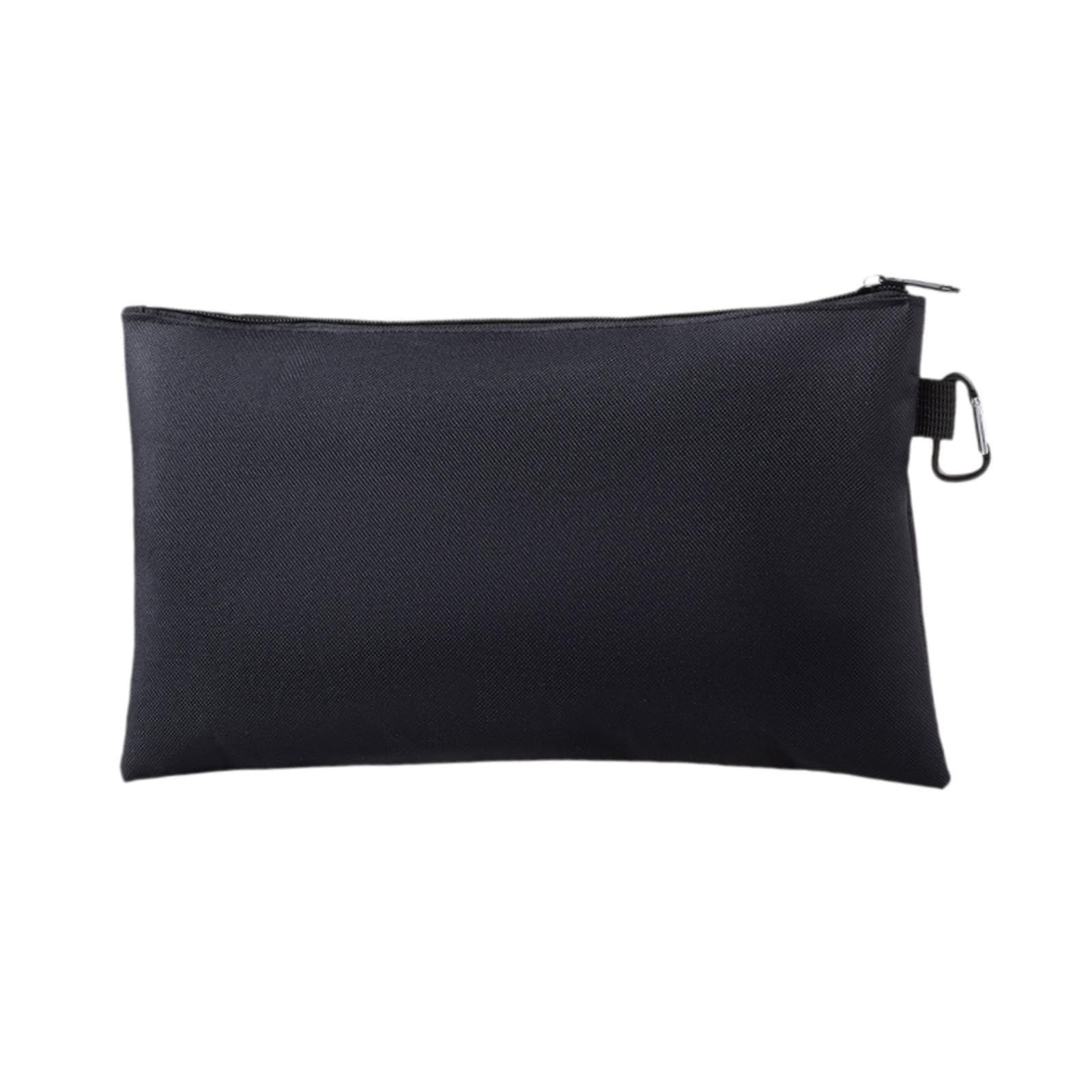 Zip Bag Waterproof Oxford Zip Pouch for Construction Woodwork Florists Black-image-42